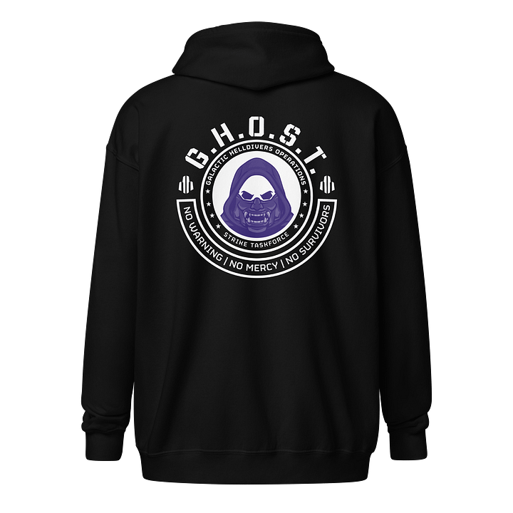 Purple Namen Zip-Up Hoodie product image (2)