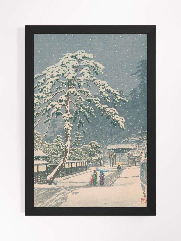 Hommonji Temple in Snow - Kawase Hasui product image (1)