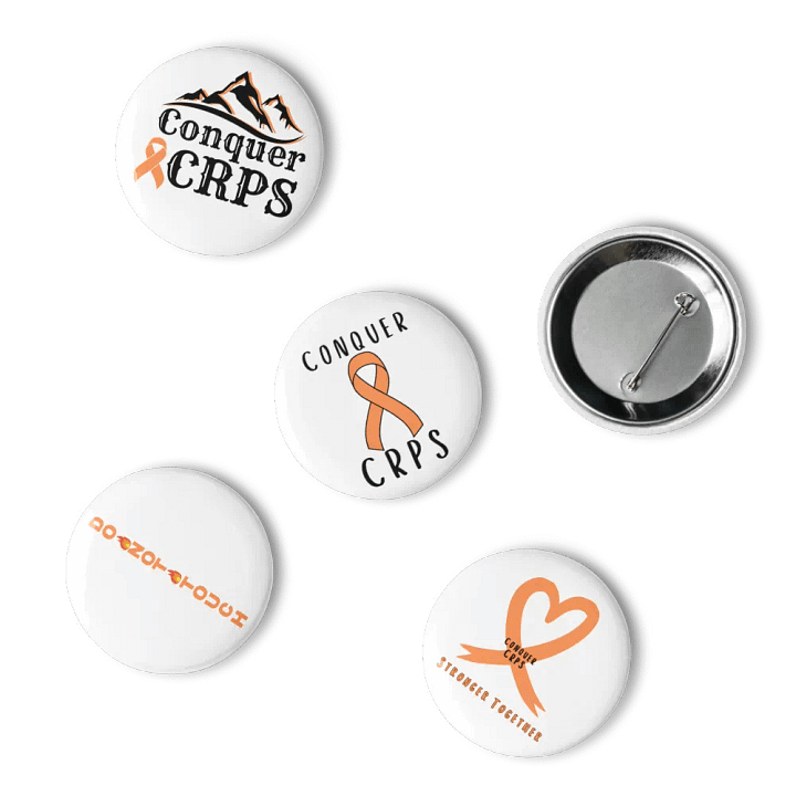 OFFICIAL Conquer CRPS Awareness Pins (Set of 5) product image (2)