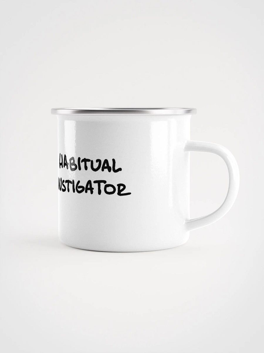 Habitual Instigator Enamel Mug product image (1)