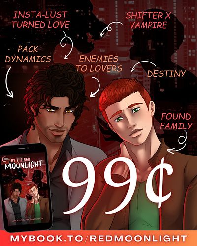 🧛‍♂️🐺By the Red Moonlight for $0.99🐺🧛‍♂️

Haven't been able to grab these books yet and unsure if you can commit to a whole s...