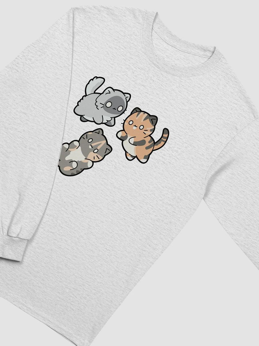 Chat Cat Crew Long-Sleeve T-Shirt product image (28)