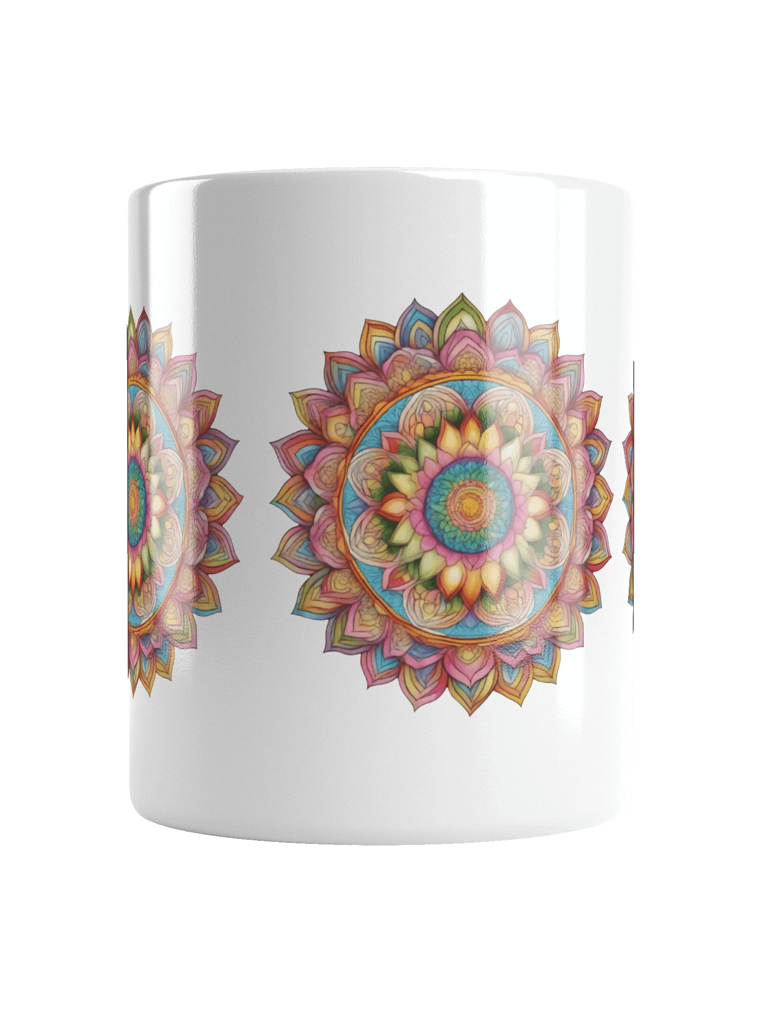 Golden Bloom Mandala - Mug product image (7)
