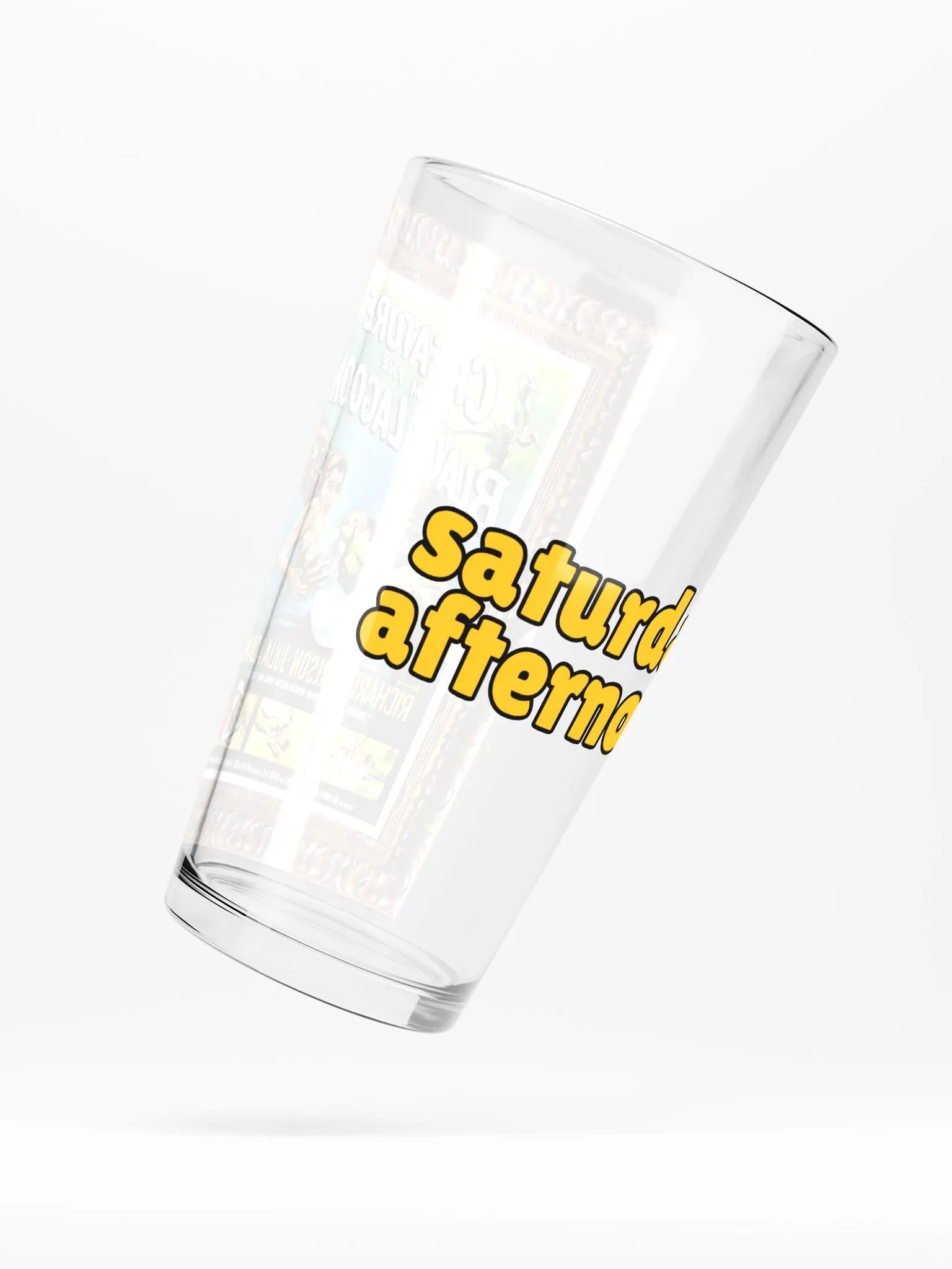 saturday afternoon pint glass: The Aquatic creature product image (5)