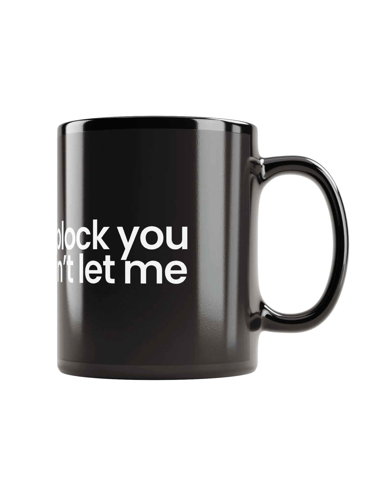 Blocked On X Mug - Black product image (2)