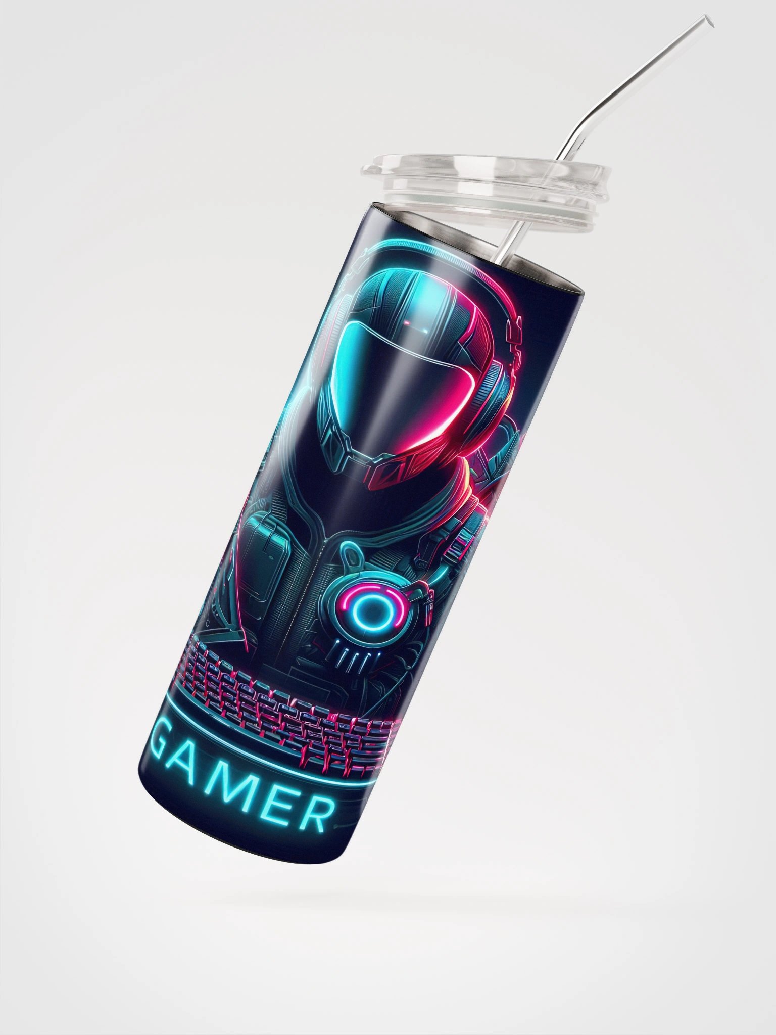 Neon Gamer Stainless Steel Tumbler product image (2)