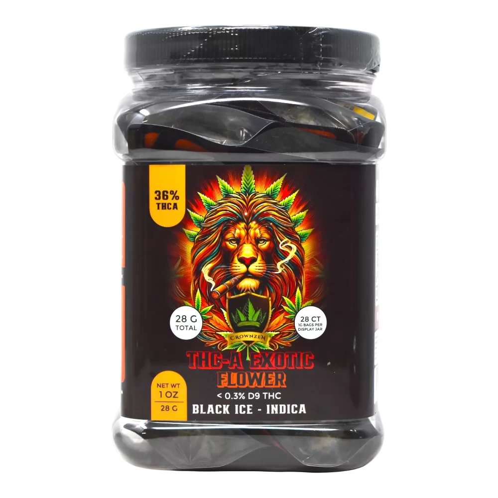 Crownzen THC-A Exotic Flower 28g Jar - 1pk/28ct Jar product image (3)
