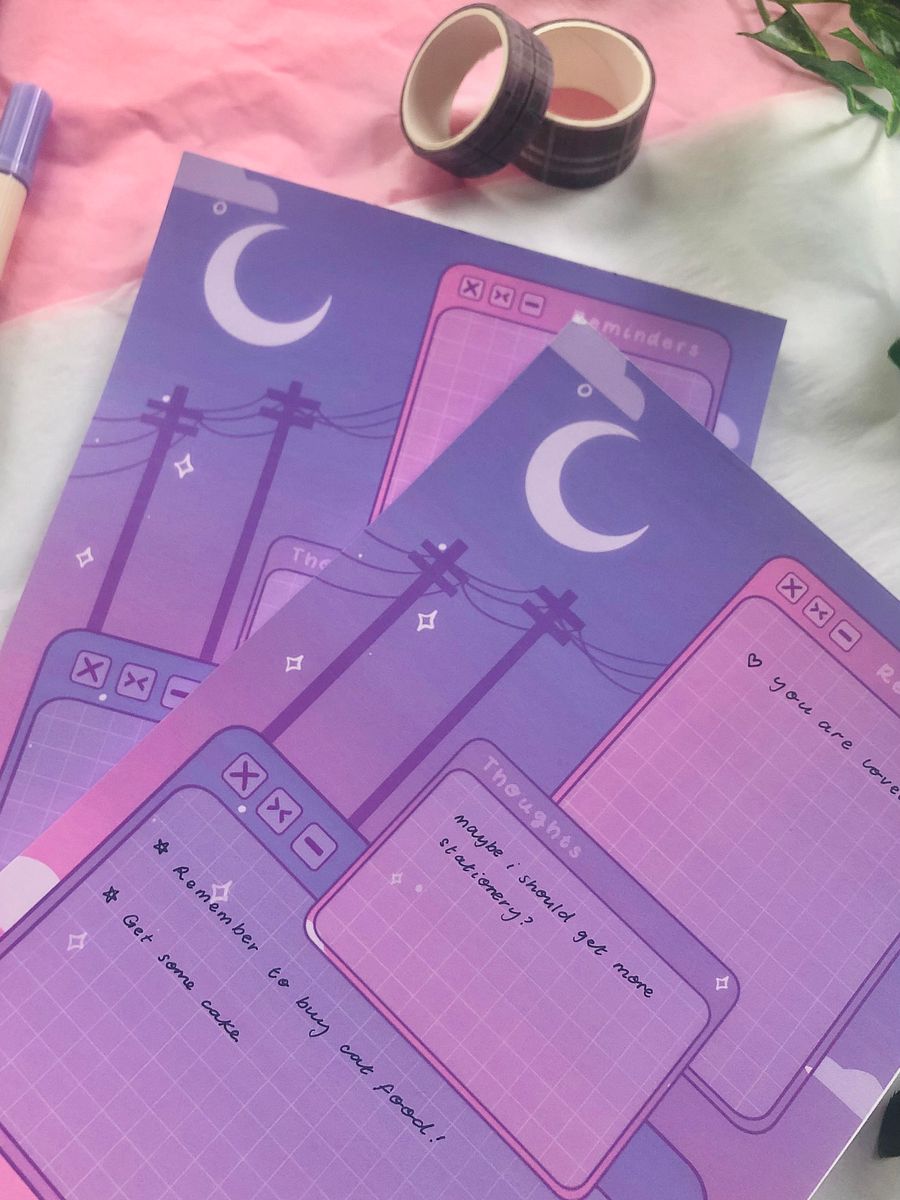 Dreamy Reminders Notepad product image (4)
