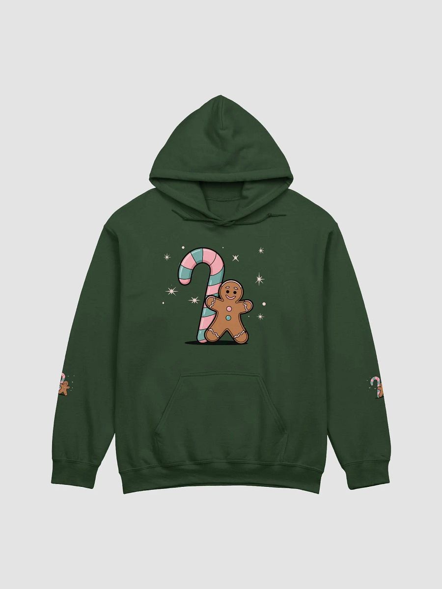 Festive Candy Cane and Gingerbread Man classic Hoodie product image (2)