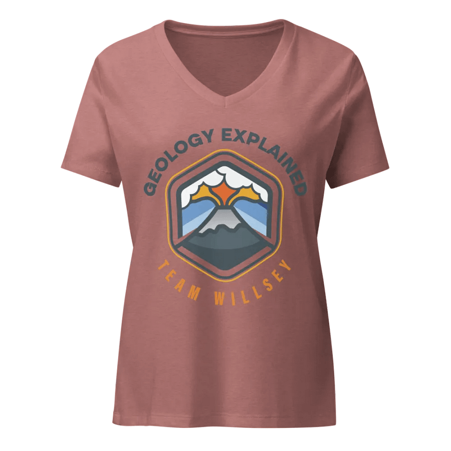 Volcanic Eruption Relaxed V-Neck Tee product image (1)
