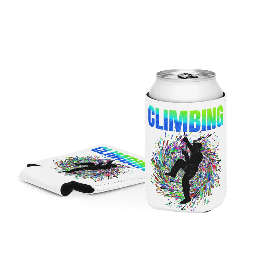 Climbing Swirl Male Radiant Ascent Can Cooler product image (4)