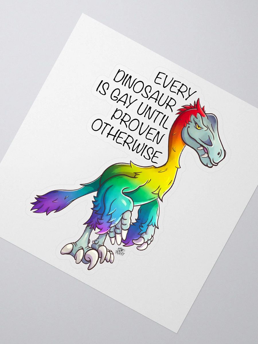 Rainbow Raptor Sticker product image (4)