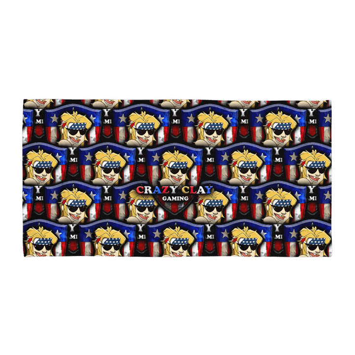 Crazy Clay Gaming Beach Towel product image (1)