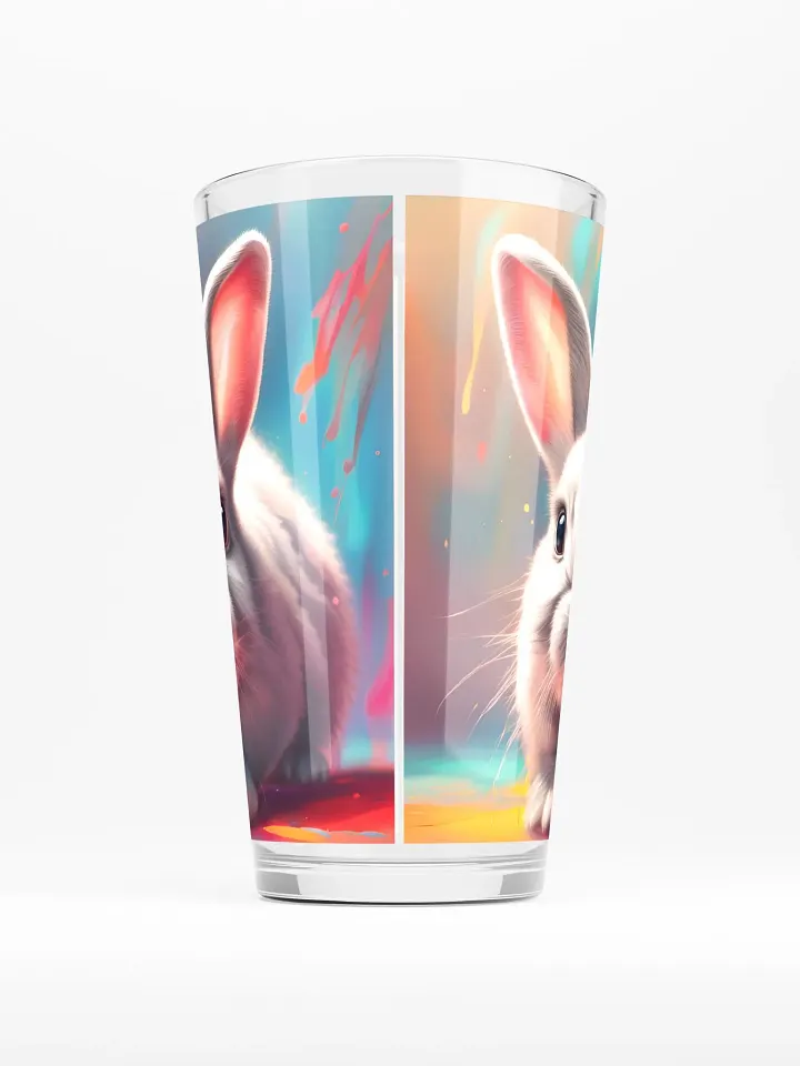 Cute Bunny Pint Glass product image (2)