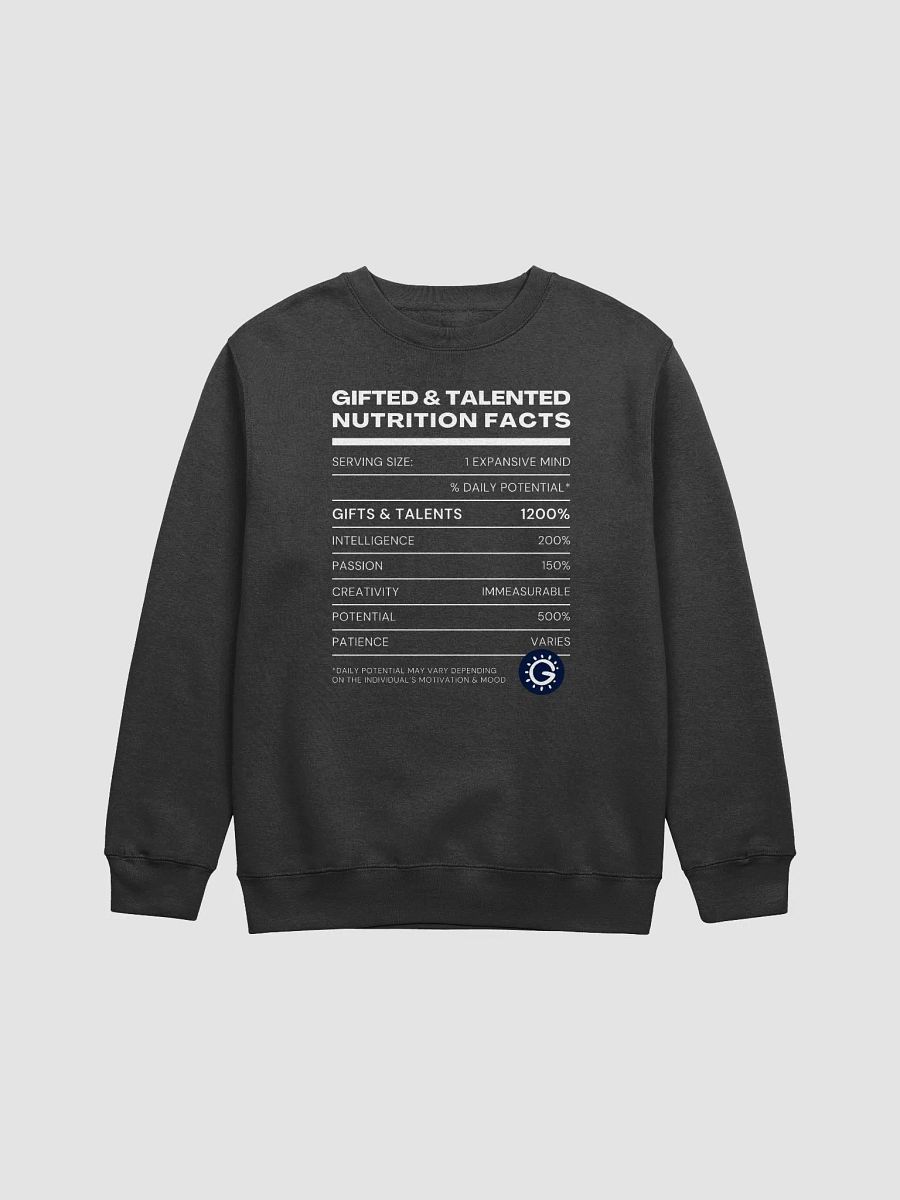 Mind Facts Sweatshirt (Light Text) product image (1)