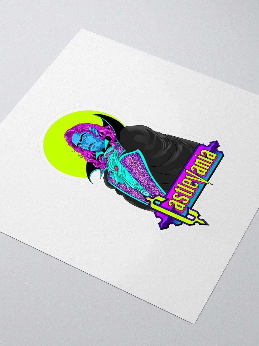Castlevania Neon Tribute Sticker product image (1)