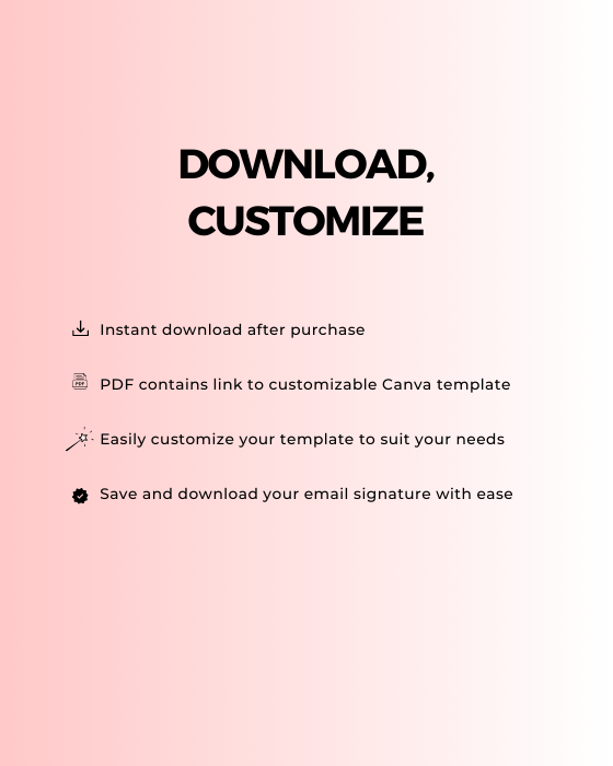 White Modern Minimalist Business Email Signature product image (2)