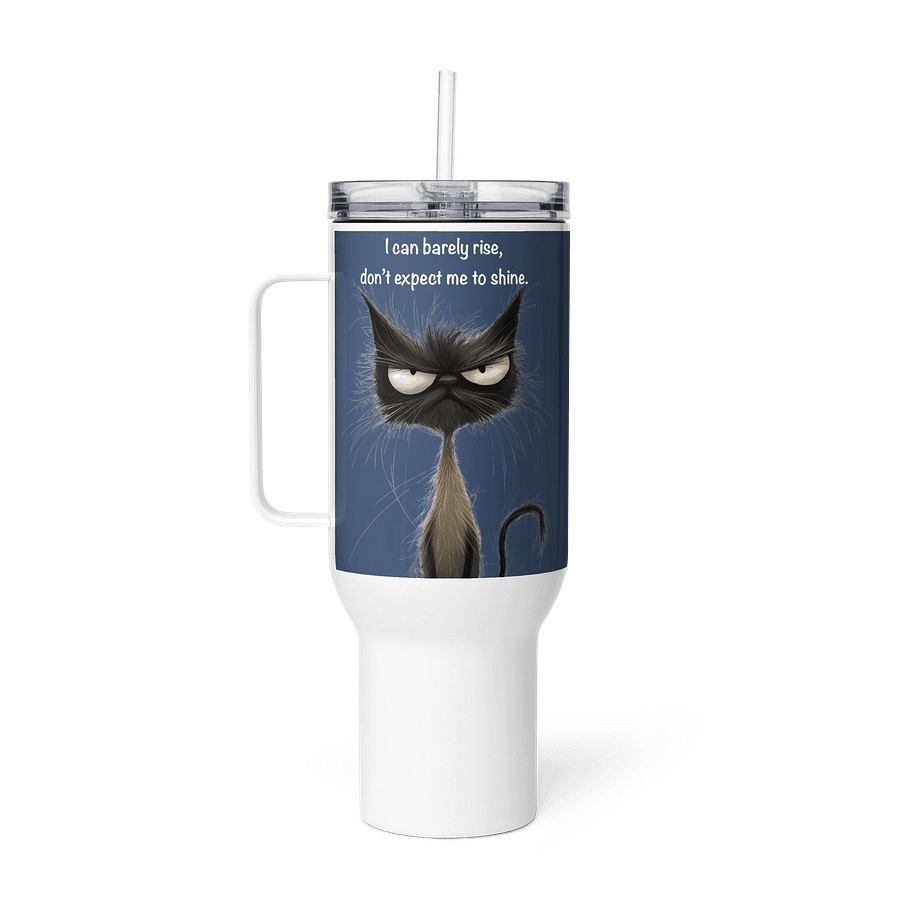 Disgruntled Kitty Travel Mug product image (1)