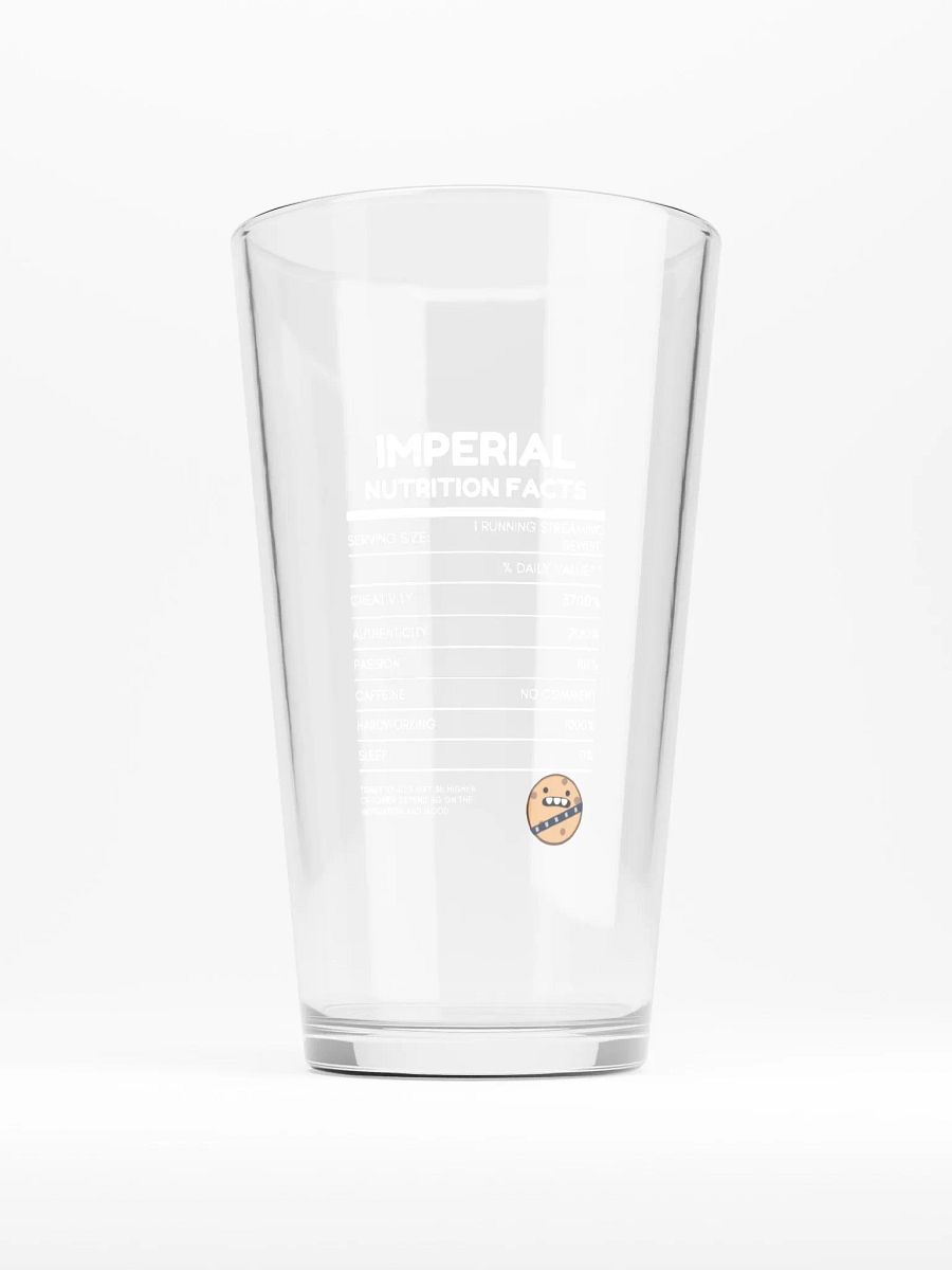 Imperial Nutrition - Pint Glass - White product image (1)