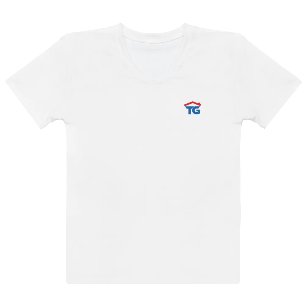 Women's TG White Crew Neck T-Shirt product image (3)