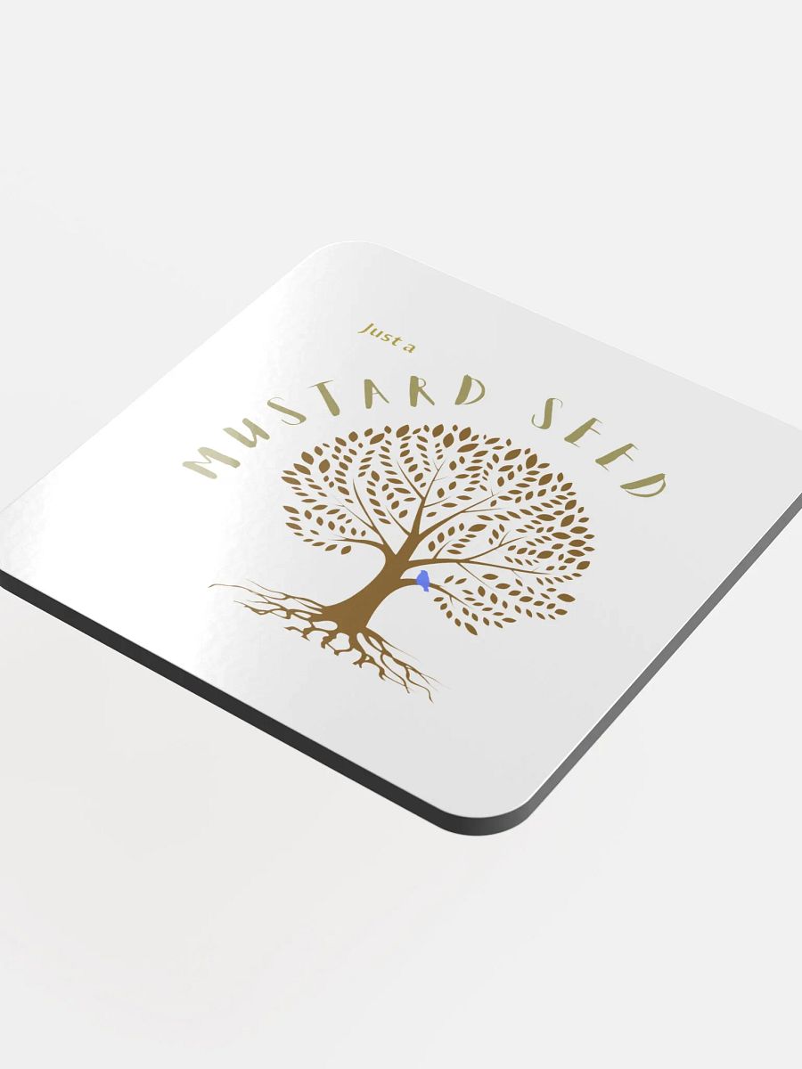 Mustard Seed Cork Coaster product image (4)