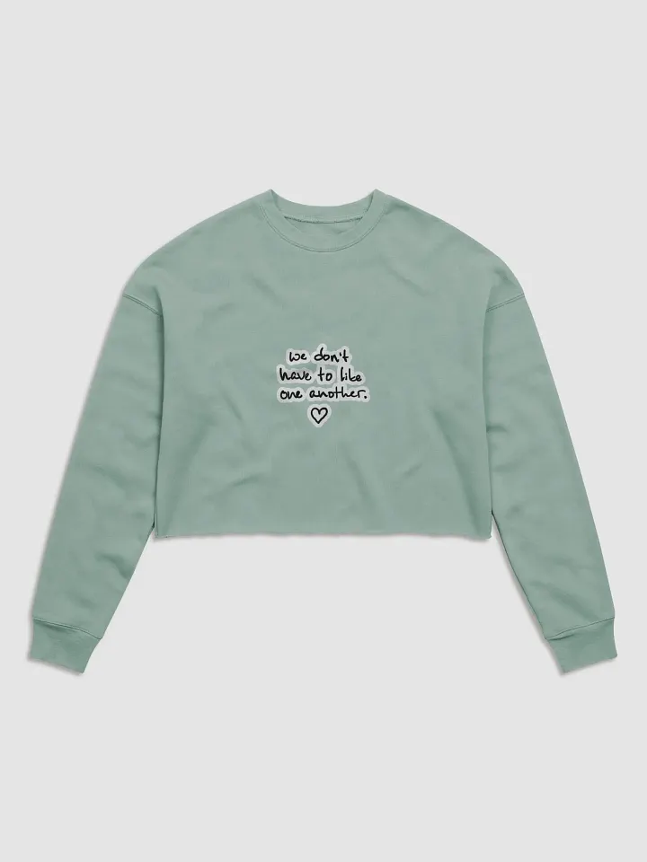 ONE ANOTHER (bubble design) Women's Fleece Crop Sweatshirt product image (18)