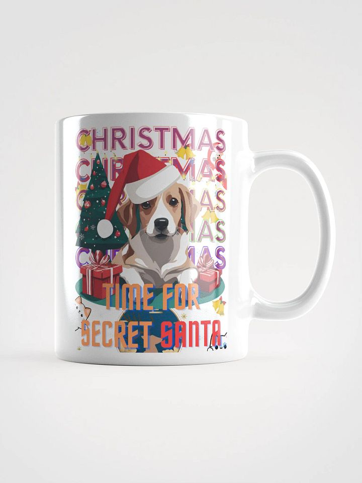 Secret Santa Paws White Glossy Mug product image (1)