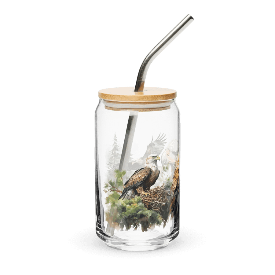 Eagles Flight Glass Can Sipper product image (4)