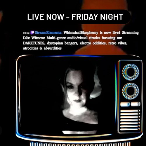 Live now and feeling super fierce. But will see what happens. Twitch.tv/WhimsicalBlasphemy & kick.com/WhimsicalBlasphemy 🖤🎶