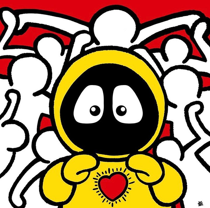 Hoodie Boy - Haring (Limited Edition Print) product image (1)