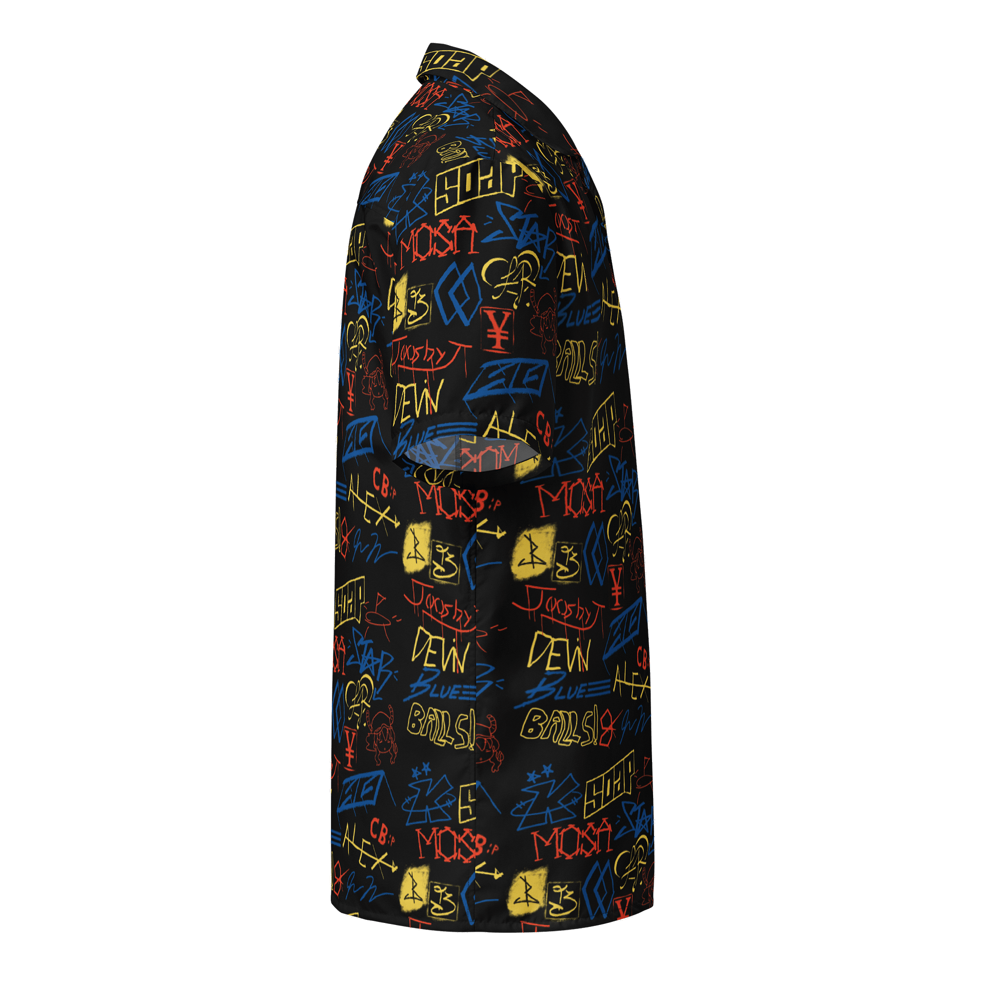 UBL Graffiti Hawaiian Shirt product image (4)