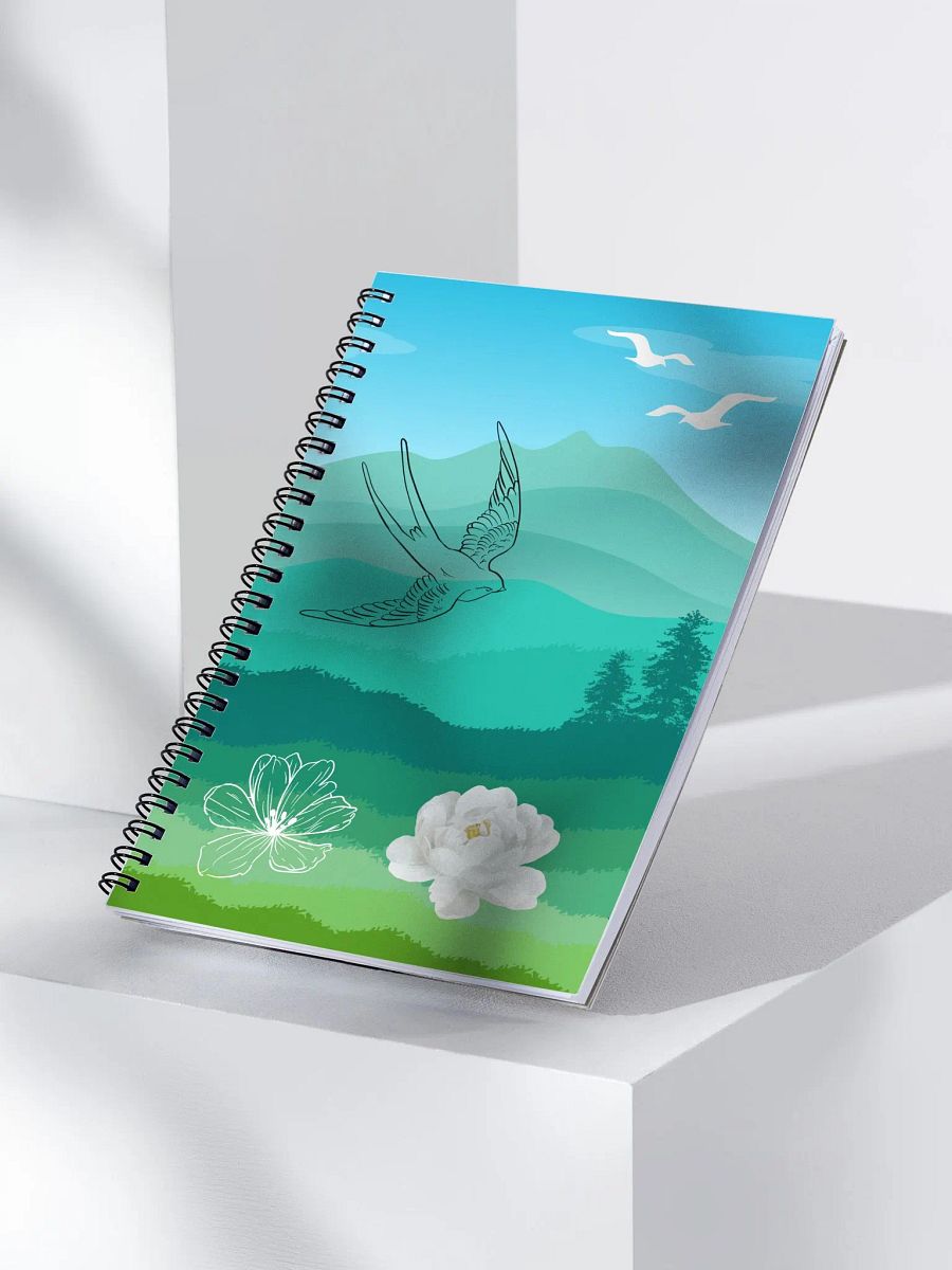 Bird in Flight Floral Horizon - Notebook product image (3)