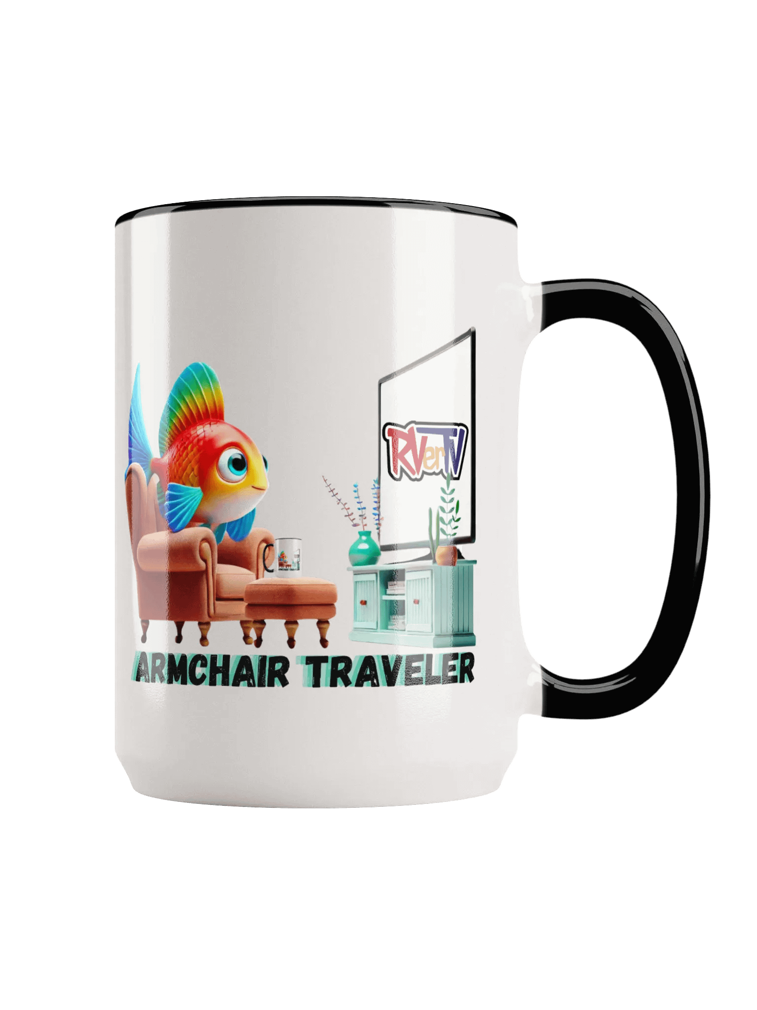 Armchair Traveler Fish - Coffee Mug product image (2)