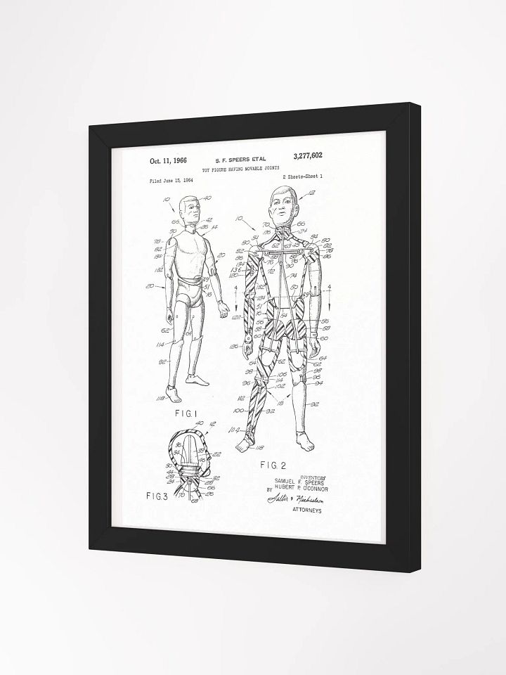 Patent Line Art Print - GIJoe First Action Figure product image (7)