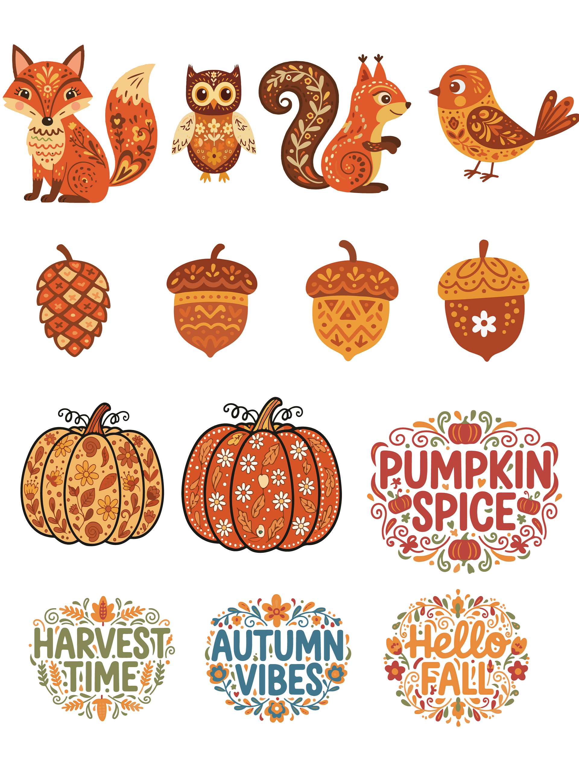 Abstract Leaves SVG PNG AI Files | Botanical Cutout Silhouettes | Digital Leaf Clipart | Organic Foliage Vector Pack | Modern Nature Graphic product image (3)