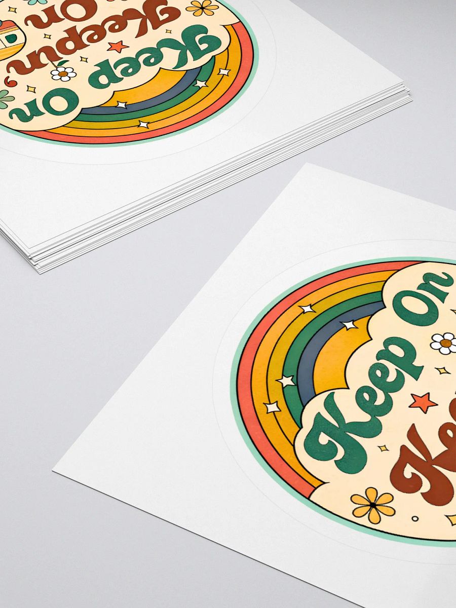 Keep On Keepin' On Rainbow Stickers product image (11)