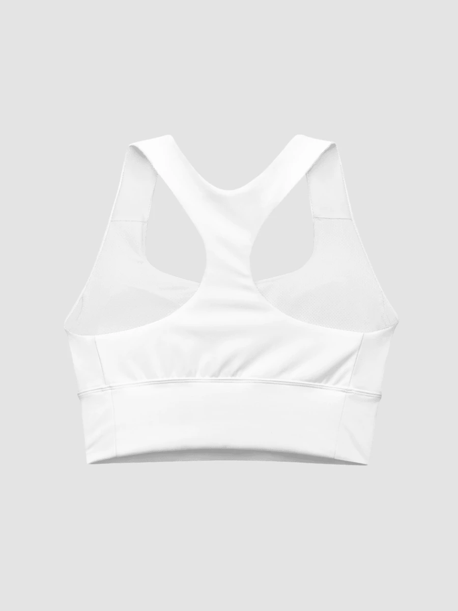 Longline Sports Bra - White product image (2)