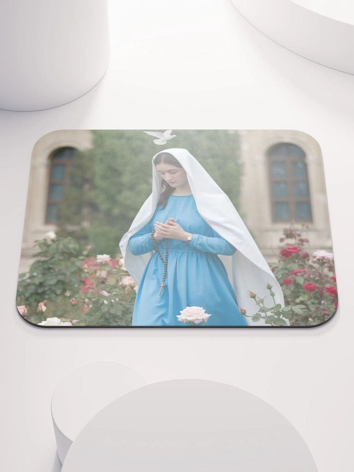 Prayerful Rose Garden Mouse Pad product image (1)