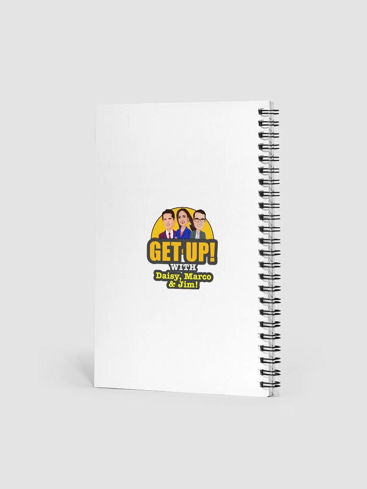 Get Up! With Daisy, Marco & Jim Spiral Notebook product image (2)
