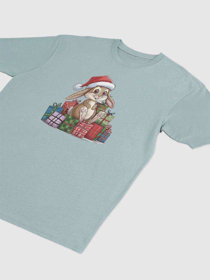 Santa Bunny Cotton Heritage Men's Premium Heavyweight Tee product image (2)