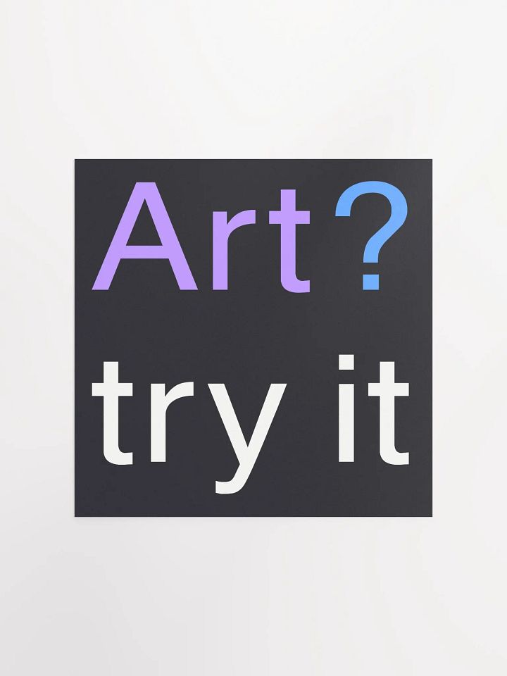 Try Art Poster product image (4)