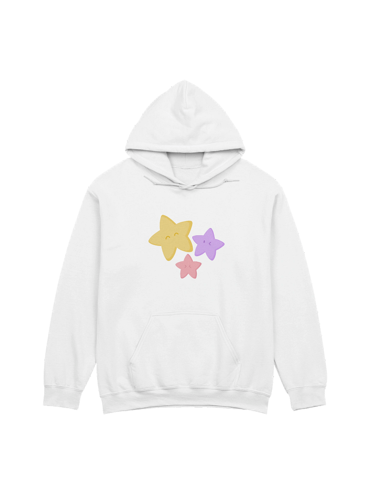 little stars hoodie (white) product image (1)