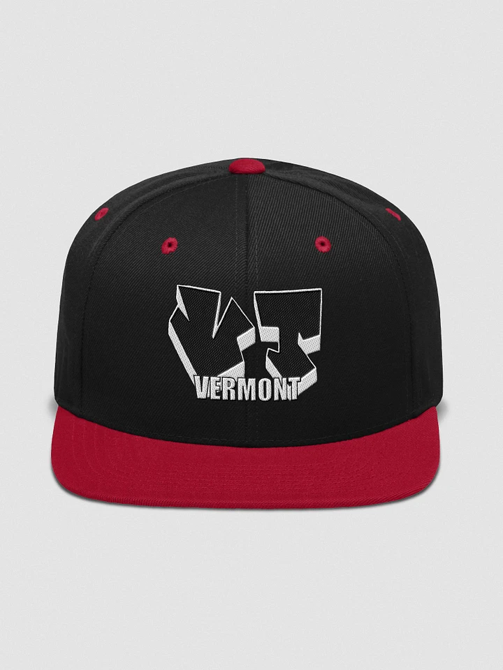 VERMONT, VT, Graffiti, Yupoong Wool Blend Snapback Hat product image (1)