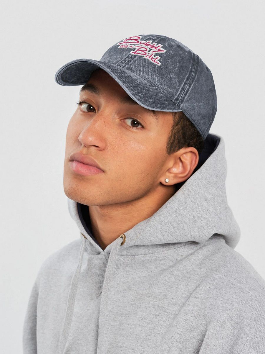 Bubbly and a B*tch embroidered vintage wash dad hat (pink bubble design) product image (7)