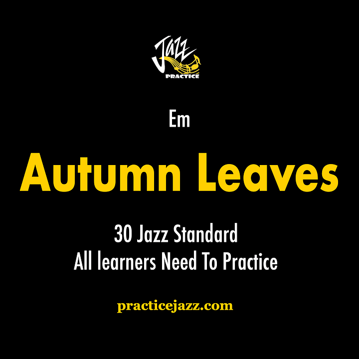 Autumn Leaves (Em) Jazz Guitar Backing Track | Solo & Improv Practice product image (1)