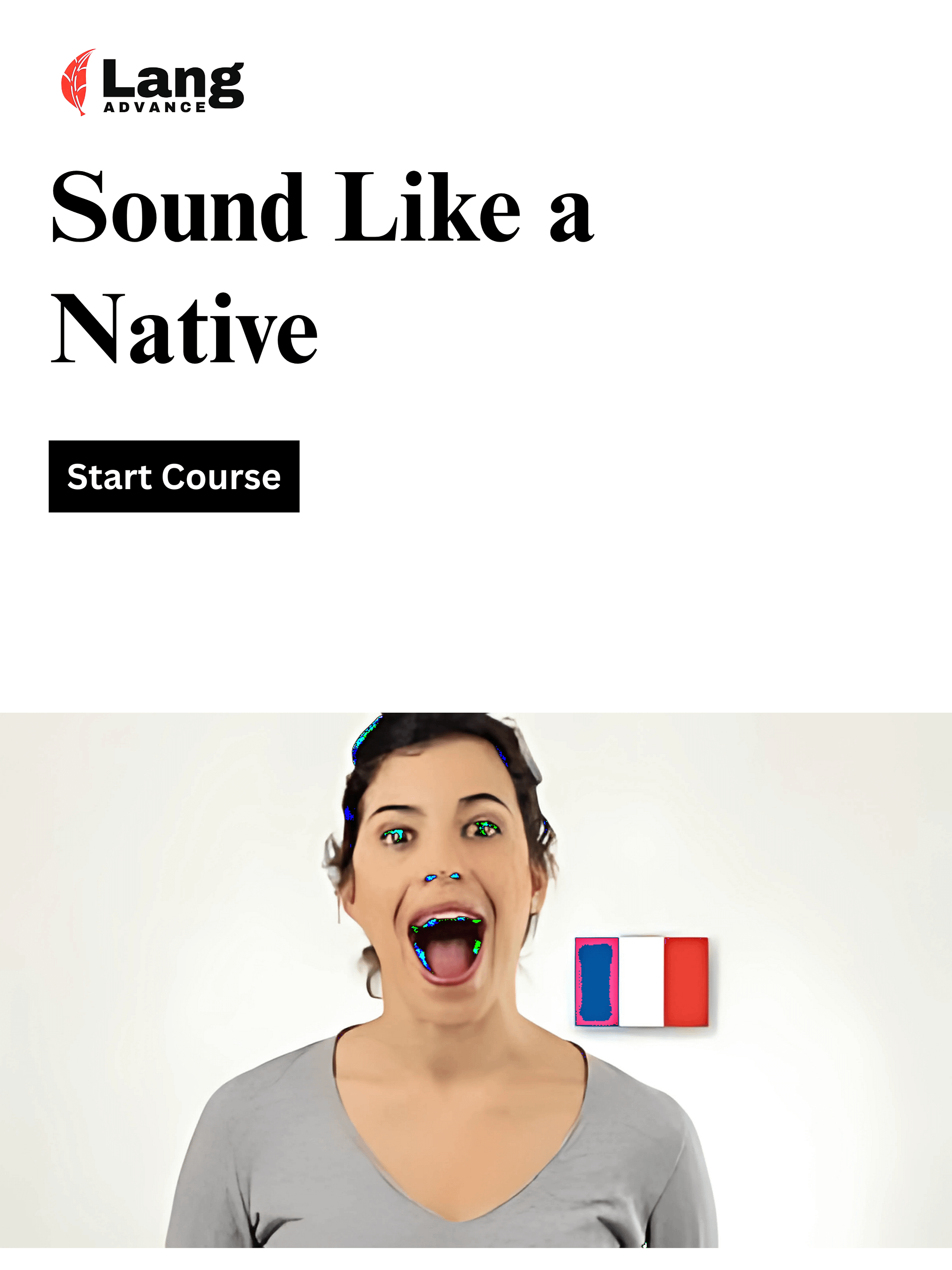 Sound Like a Native - French Pronunciation Full Course (HD) product image (1)