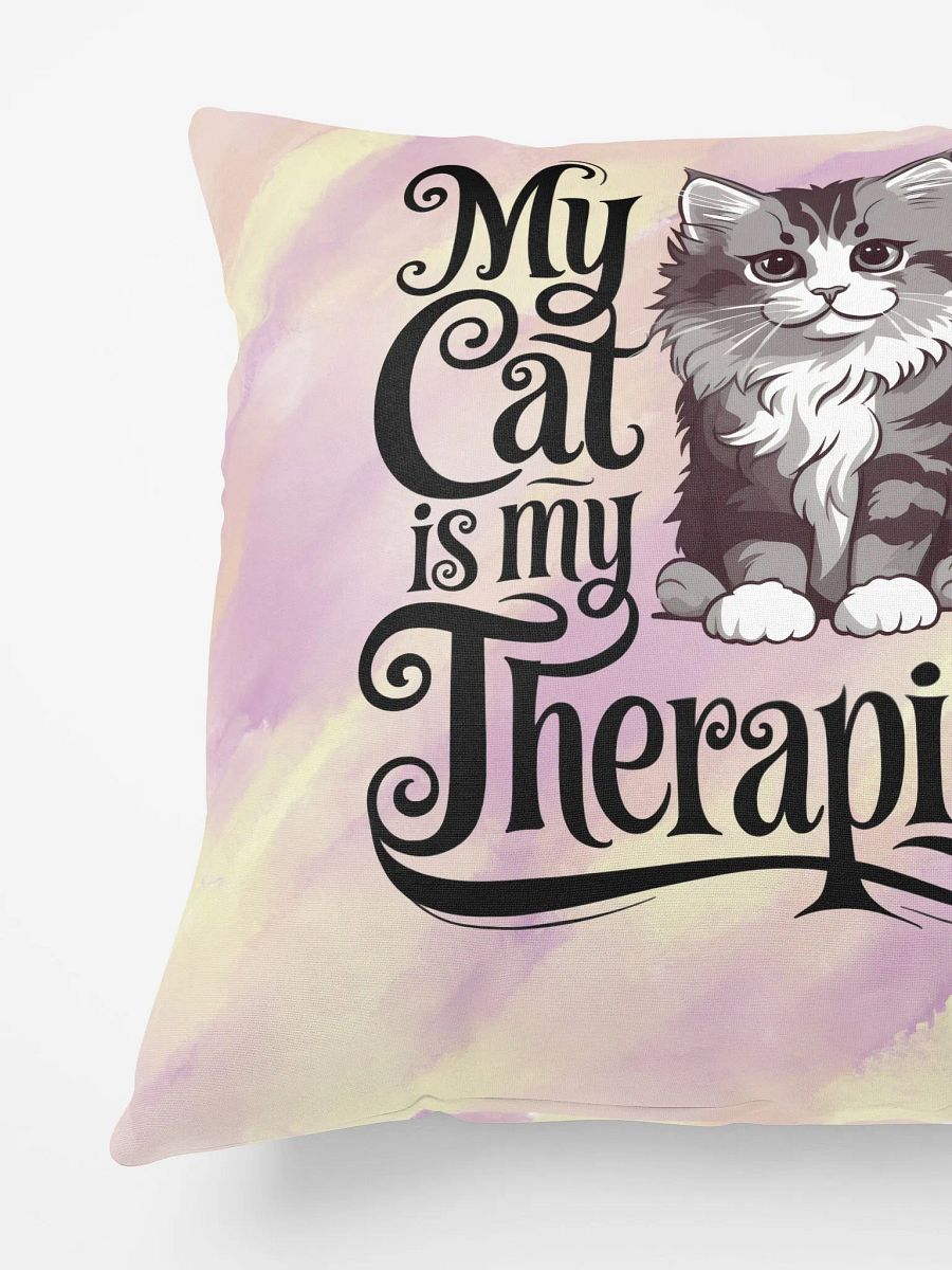 My Cat is My Therapist Pillow product image (5)