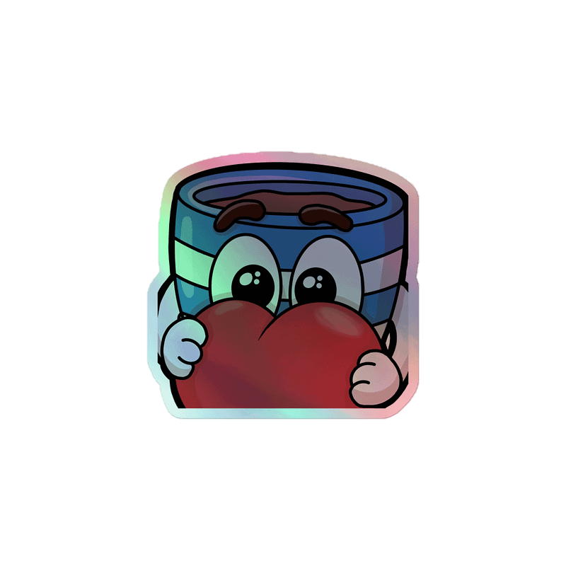 Muggsy Love Holo Sticker (Single Sticker)