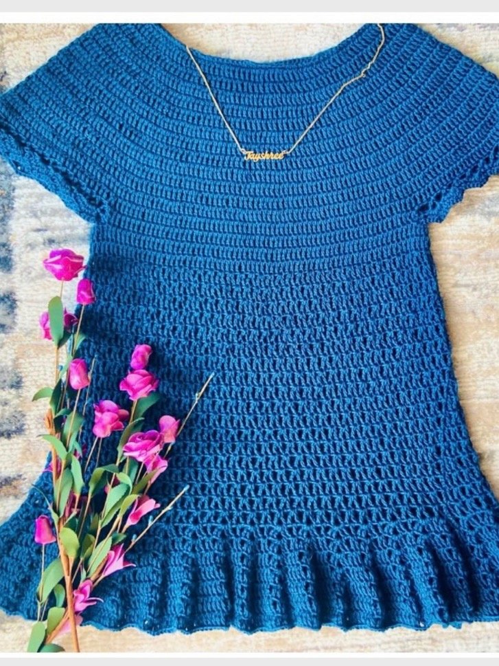 Crochet Casual Top Written Pattern product image (2)