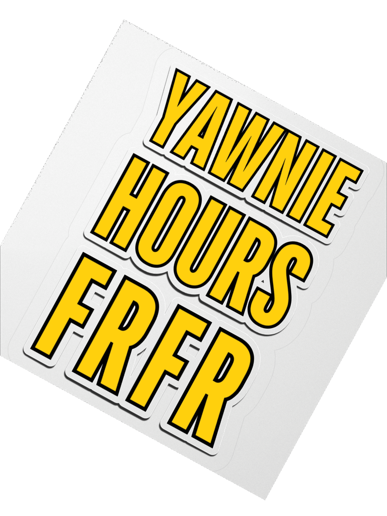 yawniehoursfrfr Sticker product image (4)